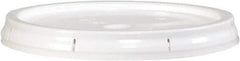 Made in USA - Tote & Storage Container Lids For Use With: 5 Gallon Bucket Color: White - Industrial Tool & Supply