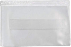 Superscan - 50 Piece Clear Press-On Vinyl Envelope - 2" High x 3-1/2" Wide - Industrial Tool & Supply