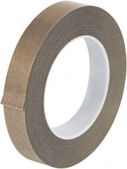 Made in USA - 36 Yd Long x 3/4" Wide, Brown Silicone PTFE Tape - 10 mil Thick - Industrial Tool & Supply