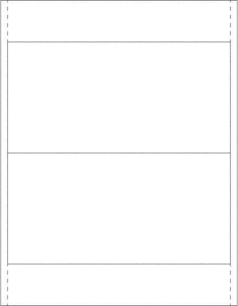 Made in USA - 100 Card Sleeves - 4 x 8" - Industrial Tool & Supply