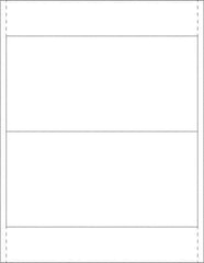 Made in USA - 100 Card Sleeves - 4 x 8" - Industrial Tool & Supply