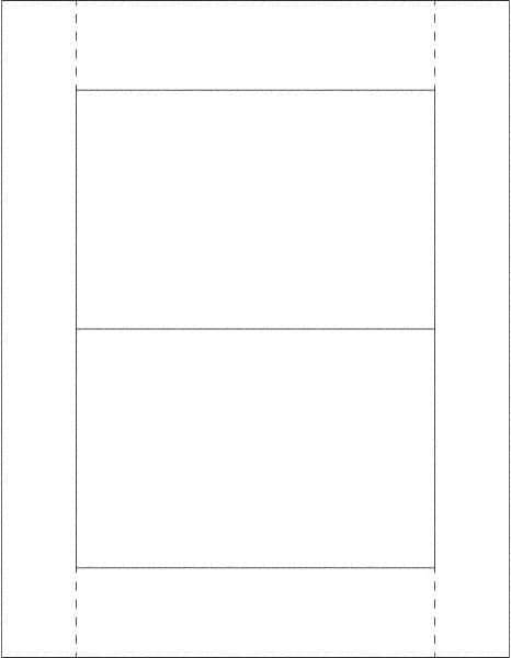 Made in USA - 100 Card Sleeves - 4 x 6" - Industrial Tool & Supply