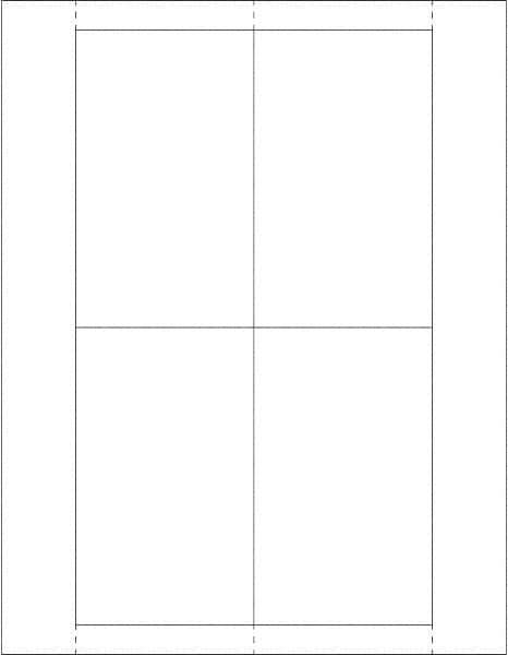 Made in USA - 200 Card Sleeves - 3 x 5" - Industrial Tool & Supply