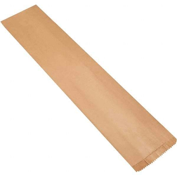 Made in USA - 11" Wide x 65" Long x 7" High Rectangle Kraft Bags - Kraft (Color) - Industrial Tool & Supply