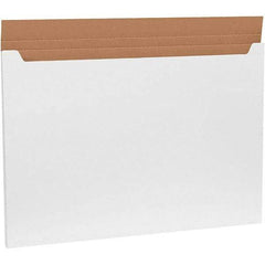Made in USA - 26" Wide x 38" Long x 1" High Rectangle Crush Proof Mailers - 1 Wall, White - Industrial Tool & Supply