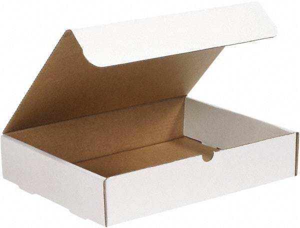 Made in USA - 24" Wide x 30" Long x 4" High Rectangle Crush Proof Mailers - 1 Wall, White - Industrial Tool & Supply