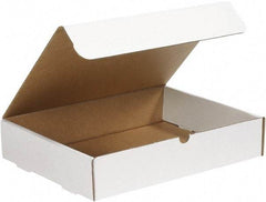 Made in USA - 24" Wide x 30" Long x 4" High Rectangle Crush Proof Mailers - 1 Wall, White - Industrial Tool & Supply