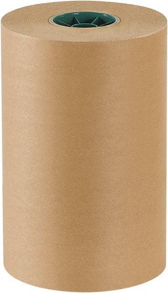 Made in USA - 600' Long x 12" Wide Roll of Kraft Paper with 10# Gloss Polyethylene - 50 Lb Paper Weight - Industrial Tool & Supply
