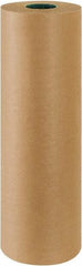 Made in USA - 600' Long x 24" Wide Roll of Kraft Paper with 10# Gloss Polyethylene - 50 Lb Paper Weight - Industrial Tool & Supply