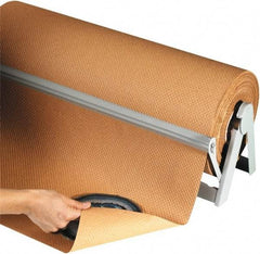 Made in USA - 300' Long x 18" Wide Roll of Indented Kraft Paper - 60 Lb Paper Weight - Industrial Tool & Supply