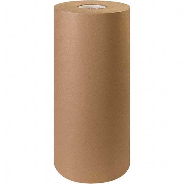 Made in USA - 900' Long x 20" Wide Roll of Recycled Kraft Paper - 40 Lb Paper Weight - Industrial Tool & Supply