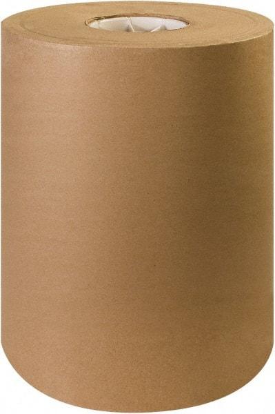 Made in USA - 1,200' Long x 12" Wide Roll of Recycled Kraft Paper - 30 Lb Paper Weight - Industrial Tool & Supply