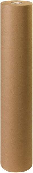 Made in USA - 600' Long x 48" Wide Roll of Recycled Kraft Paper - 60 Lb Paper Weight - Industrial Tool & Supply