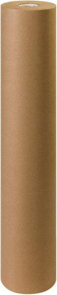 Made in USA - 1,200' Long x 48" Wide Roll of Recycled Kraft Paper - 30 Lb Paper Weight - Industrial Tool & Supply