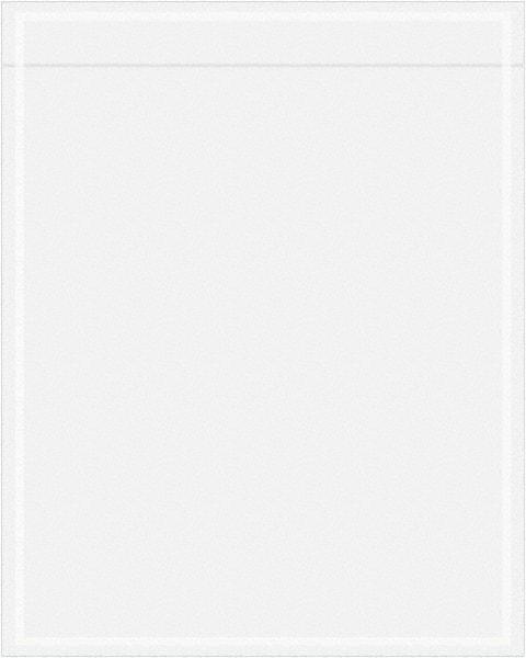 Value Collection - 500 Piece, 12" Long x 15" Wide, Packing List Envelope - Unprinted, Clear - Industrial Tool & Supply