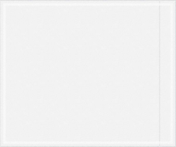 Value Collection - 500 Piece, 10" Long x 12" Wide, Packing List Envelope - Unprinted, Clear - Industrial Tool & Supply