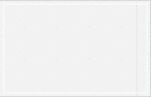 Value Collection - 500 Piece, 9" Long x 14" Wide, Packing List Envelope - Unprinted, Clear - Industrial Tool & Supply