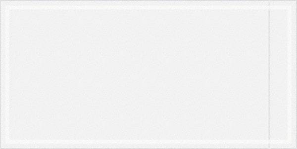 Value Collection - 1,000 Piece, 6" Long x 12" Wide, Packing List Envelope - Unprinted, Clear - Industrial Tool & Supply