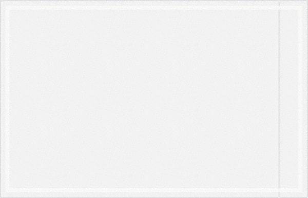 Value Collection - 1,000 Piece, 5-1/8" Long x 8" Wide, Packing List Envelope - Unprinted, Clear - Industrial Tool & Supply