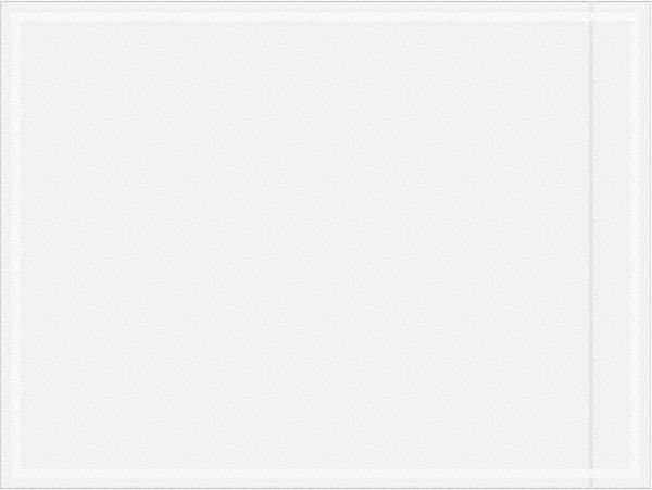 Value Collection - 1,000 Piece, 4-1/2" Long x 6" Wide, Packing List Envelope - Unprinted, Clear - Industrial Tool & Supply