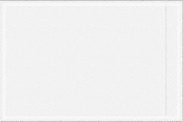 Value Collection - 1,000 Piece, 3" Long x 4-1/2" Wide, Packing List Envelope - Unprinted, Clear - Industrial Tool & Supply