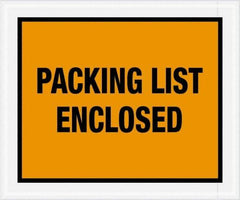 Value Collection - 500 Piece, 10" Long x 12" Wide, Packing List Envelope - Packing List Enclosed, Orange - Industrial Tool & Supply