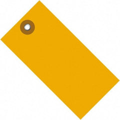 Dupont - 3-1/4" High x 1-5/8" Long, Safety & Facility Blank Tag - Orange Spunbonded Olefin - Industrial Tool & Supply