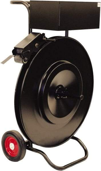Made in USA - Strapping Dispensers & Carts Type: Oscillated Coil Dispenser For Use With: Ribbon Wound Steel Strapping - Industrial Tool & Supply