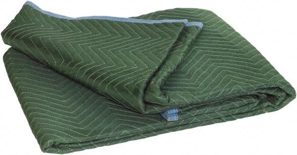 Value Collection - 72" Long x 80" Wide Cotton/Poly Blend Tarp & Dust Cover - Green - Industrial Tool & Supply