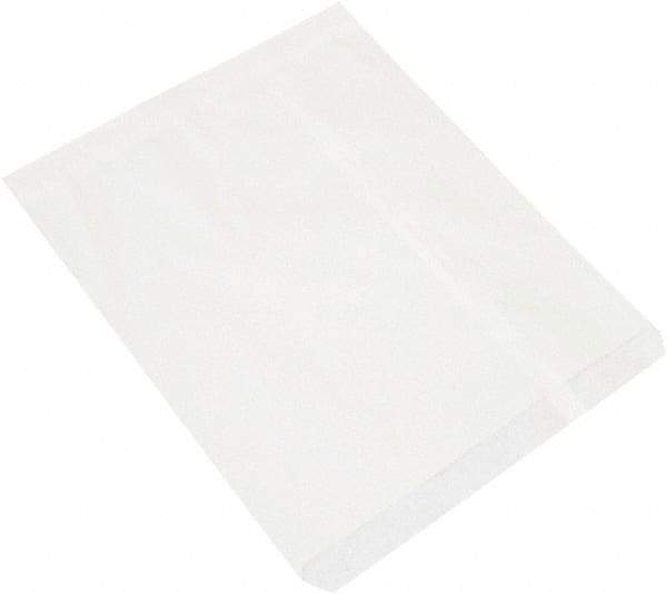 Made in USA - Kraft Grocery Bag - 15 x 18, White - Industrial Tool & Supply