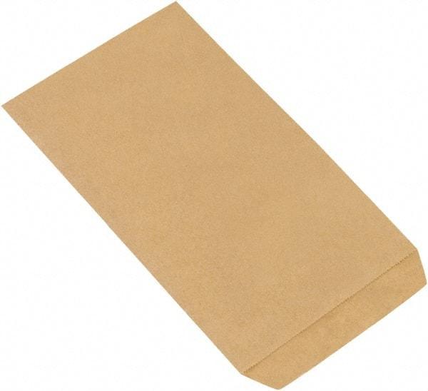 Made in USA - Kraft Grocery Bag - 6-1/4 x 9-1/4, Kraft - Industrial Tool & Supply