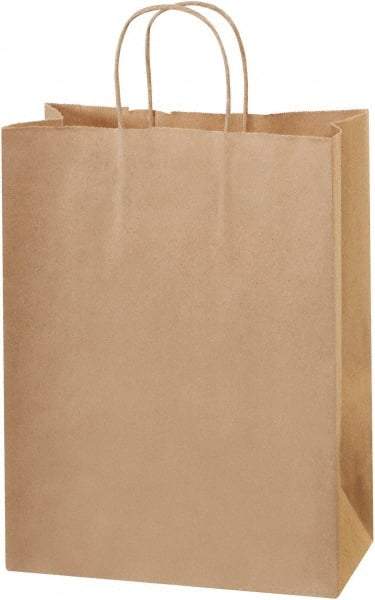 Made in USA - Kraft Grocery Bag - 10 x 5 x 13, Kraft - Industrial Tool & Supply