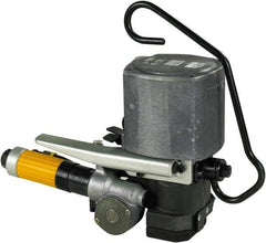 Made in USA - 1/2" Wide, Steel Crimper - Cut Function, Use with Steel Strapping - Industrial Tool & Supply