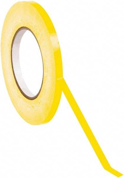Value Collection - 180 Yd Long, Bag Tape - Yellow - Industrial Tool & Supply