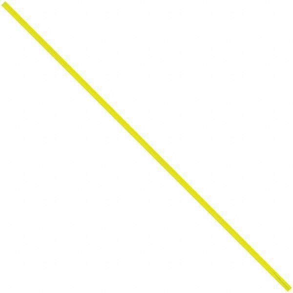 Made in USA - 6" Long, Bag Tie - Yellow - Industrial Tool & Supply