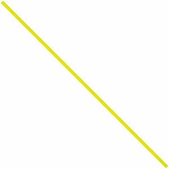 Made in USA - 6" Long, Bag Tie - Yellow - Industrial Tool & Supply