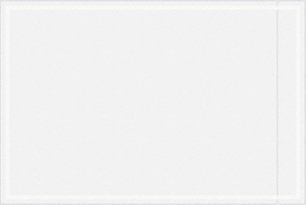 Value Collection - 1,000 Piece, 6" Long x 9" Wide, Packing List Envelope - Unprinted, Clear - Industrial Tool & Supply