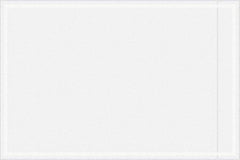 Value Collection - 1,000 Piece, 6" Long x 9" Wide, Packing List Envelope - Unprinted, Clear - Industrial Tool & Supply