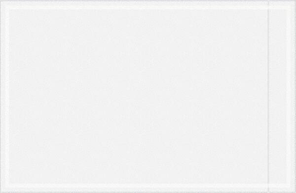 Value Collection - 1,000 Piece, 6-1/2" Long x 10" Wide, Packing List Envelope - Unprinted, Clear - Industrial Tool & Supply