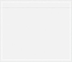 Value Collection - 1,000 Piece, 7" Long x 6" Wide, Packing List Envelope - Unprinted, Clear - Industrial Tool & Supply