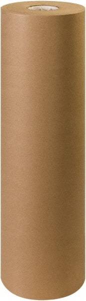 Made in USA - 1,200' Long x 30" Wide Roll of Recycled Kraft Paper - 30 Lb Paper Weight - Industrial Tool & Supply