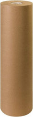 Made in USA - 1,200' Long x 30" Wide Roll of Recycled Kraft Paper - 30 Lb Paper Weight - Industrial Tool & Supply