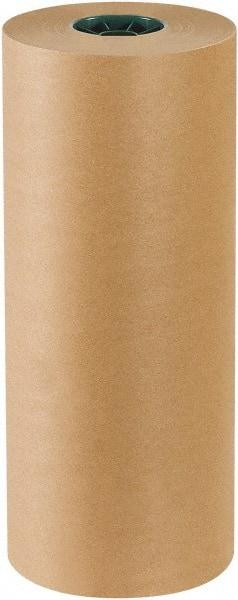 Made in USA - 600' Long x 18" Wide Roll of Kraft Paper with 10# Gloss Polyethylene - 50 Lb Paper Weight - Industrial Tool & Supply