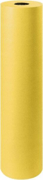 Made in USA - 1,000' Long x 36" Wide Roll of Colored Kraft Paper - 50 Lb Paper Weight - Industrial Tool & Supply