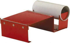 Import - 6" Wide, Single Roll, Manual Table/Desk Tape Dispenser - Metal, Unlimited Dispensed Tape Length - Industrial Tool & Supply