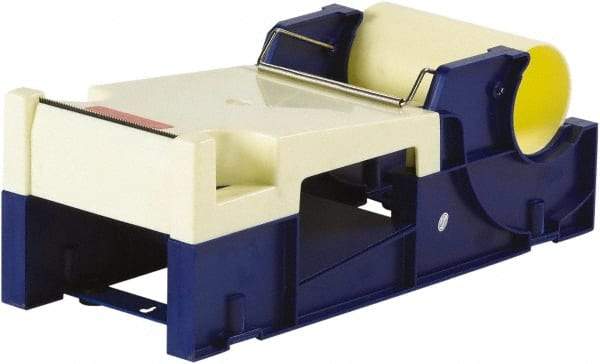 Import - 6" Wide, Single Roll, Manual Table/Desk Tape Dispenser - Plastic, Unlimited Dispensed Tape Length - Industrial Tool & Supply