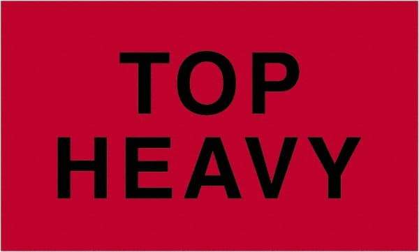 Tape Logic - 5" Long, Fluorescent Red Paper Shipping Label - For Multi-Use - Industrial Tool & Supply