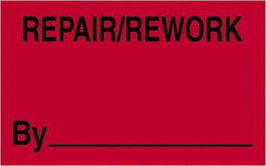 Tape Logic - 2" Long, Fluorescent Red Paper Shipping Label - For Multi-Use - Industrial Tool & Supply