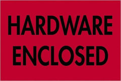 Tape Logic - 3" Long, Fluorescent Red Paper Shipping Label - For Multi-Use - Industrial Tool & Supply