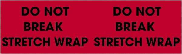 Tape Logic - 10" Long, Fluorescent Red Paper Shipping Label - For Multi-Use - Industrial Tool & Supply
